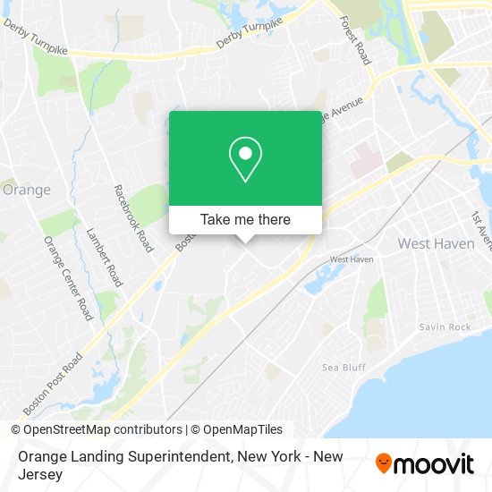 Orange Landing Superintendent map