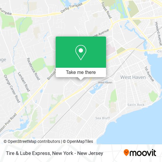 Tire & Lube Express map