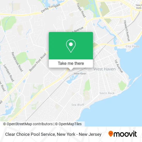 Clear Choice Pool Service map