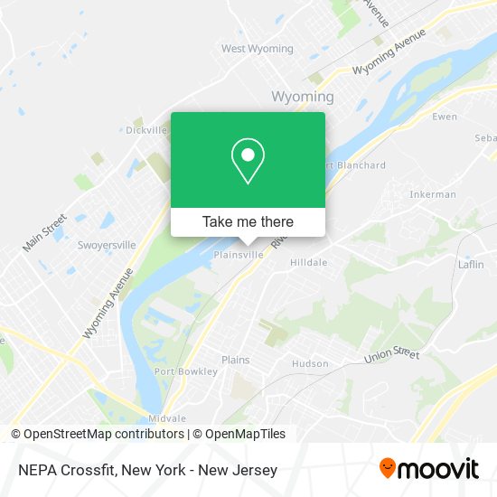 NEPA Crossfit map