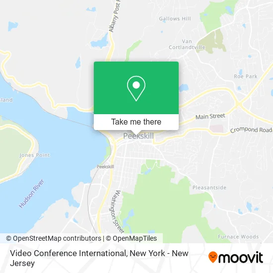 Video Conference International map