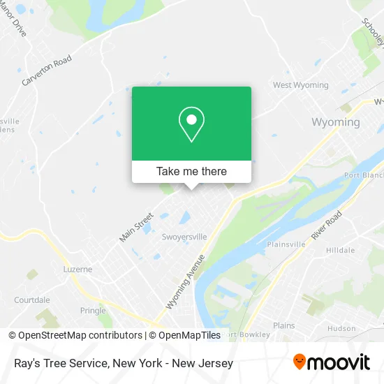 Ray's Tree Service map