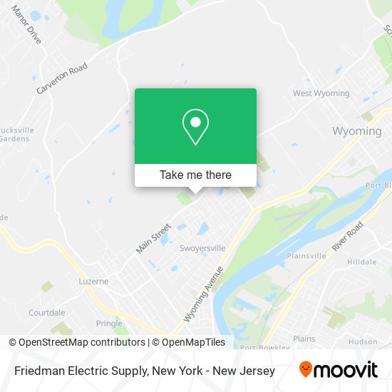 Friedman Electric Supply map