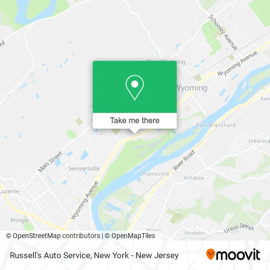 Russell's Auto Service map