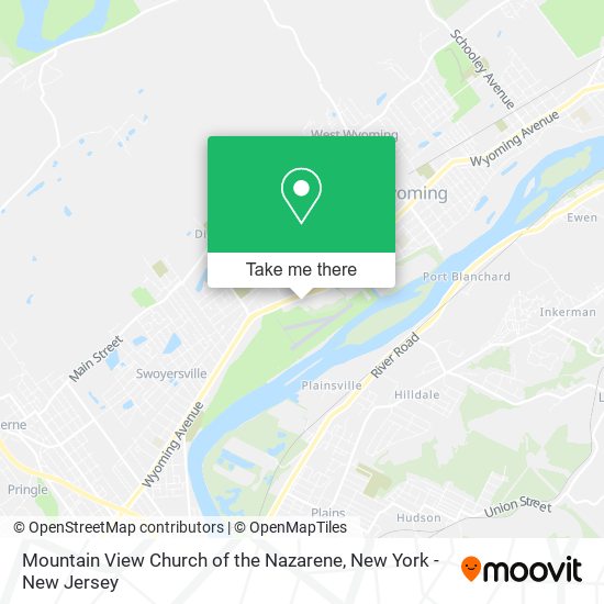Mountain View Church of the Nazarene map