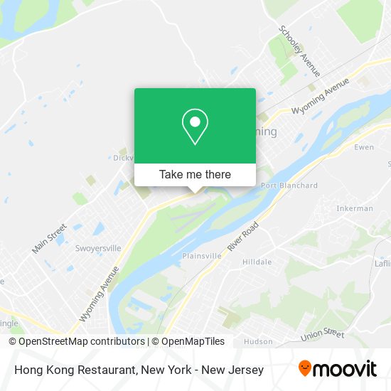 Mapa de Hong Kong Restaurant