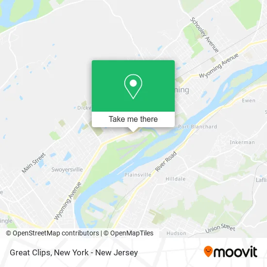 Great Clips map