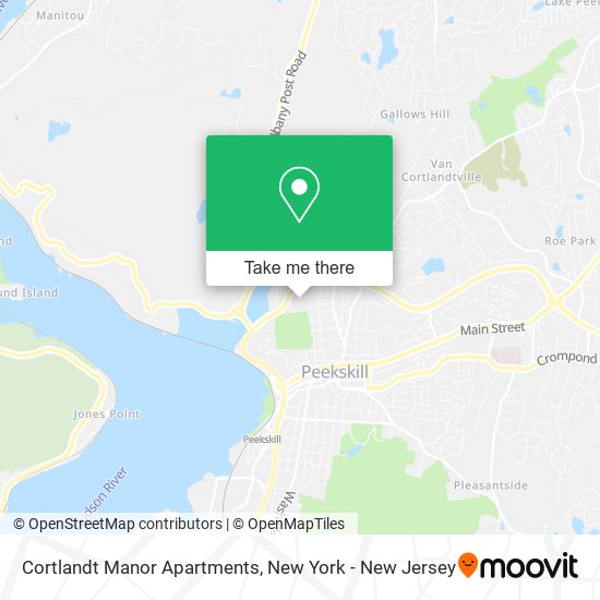 Mapa de Cortlandt Manor Apartments