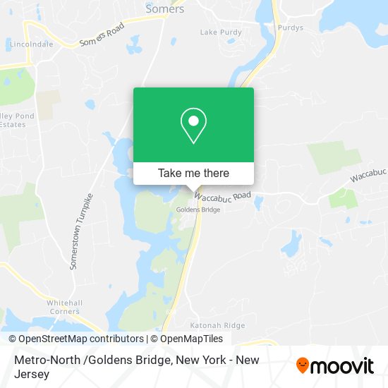 Mapa de Metro-North /Goldens Bridge