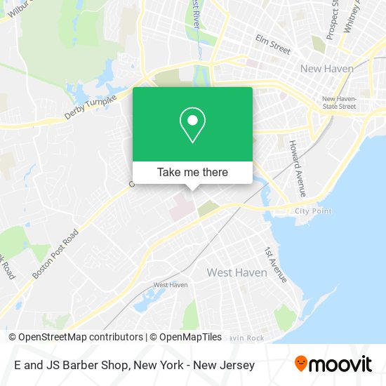 Mapa de E and JS Barber Shop