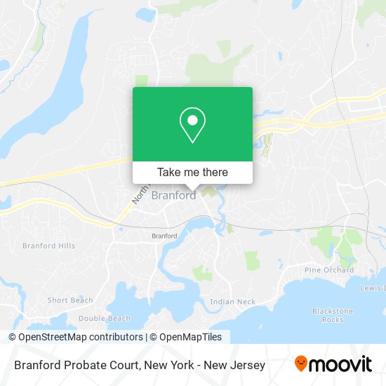 Branford Probate Court map