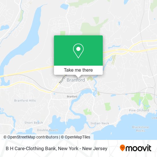 B H Care-Clothing Bank map