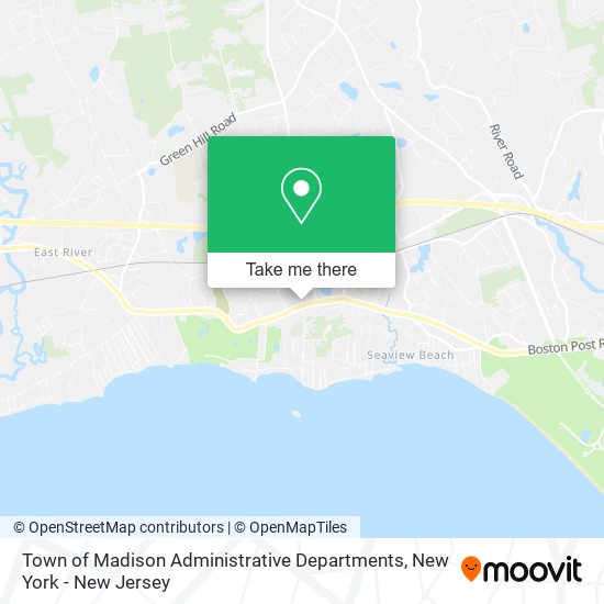 Town of Madison Administrative Departments map