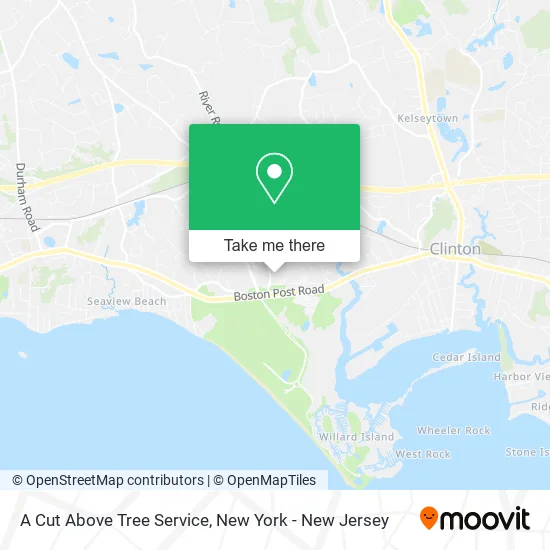 A Cut Above Tree Service map
