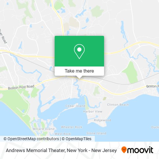Mapa de Andrews Memorial Theater