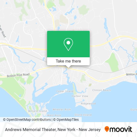 Andrews Memorial Theater map