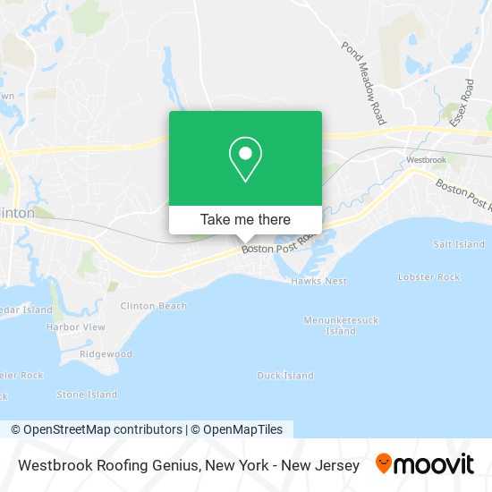 Mapa de Westbrook Roofing Genius