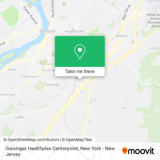 Geisinger Healthplex Centerpoint map