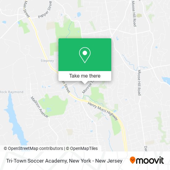 Tri-Town Soccer Academy map