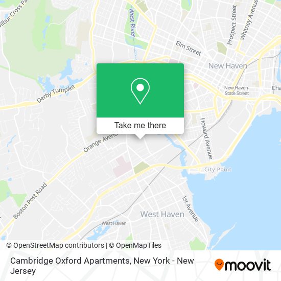 Cambridge Oxford Apartments map