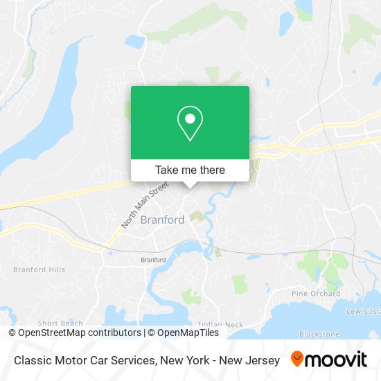 Classic Motor Car Services map