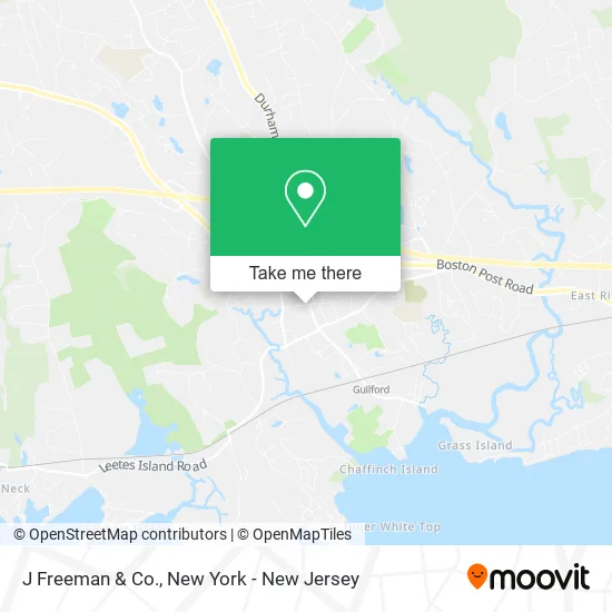 J Freeman & Co. map