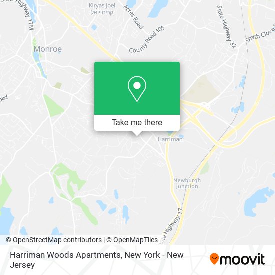 Harriman Woods Apartments map