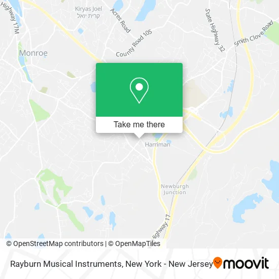 Rayburn Musical Instruments map