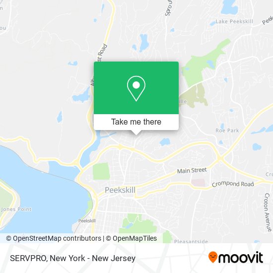 SERVPRO map