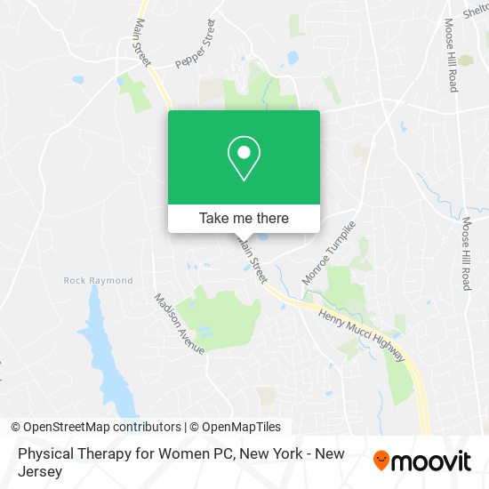 Mapa de Physical Therapy for Women PC