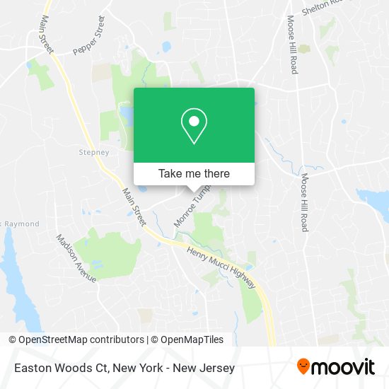 Easton Woods Ct map