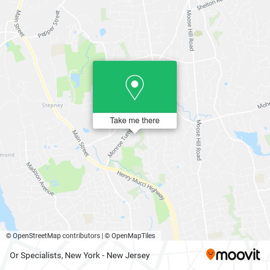 Mapa de Or Specialists
