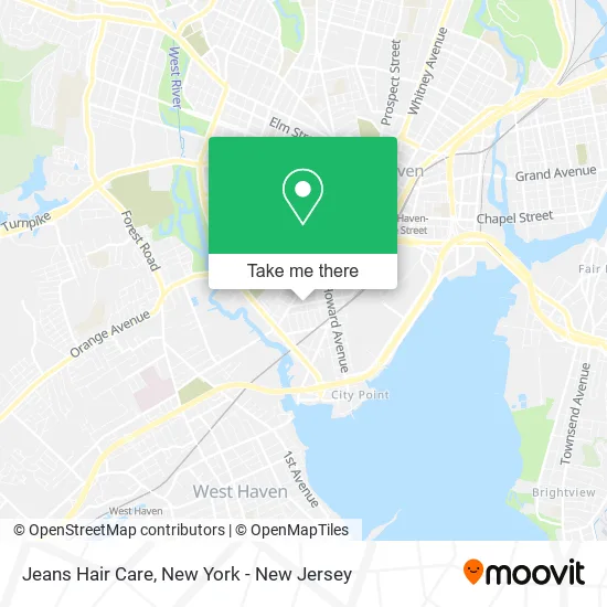 Jeans Hair Care map