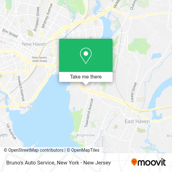 Bruno's Auto Service map
