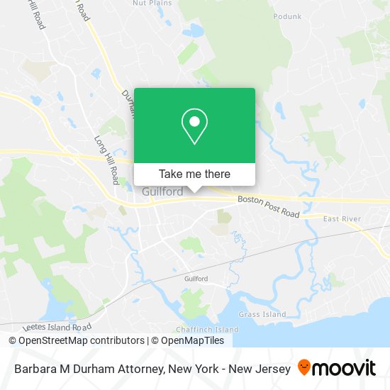 Barbara M Durham Attorney map