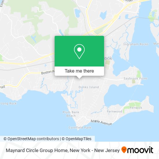 Maynard Circle Group Home map