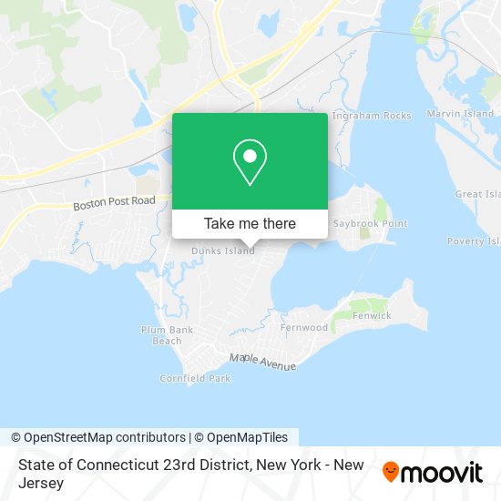 Mapa de State of Connecticut 23rd District