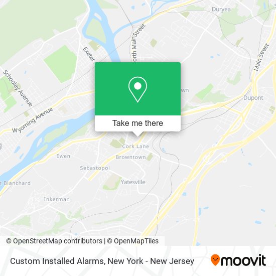 Mapa de Custom Installed Alarms