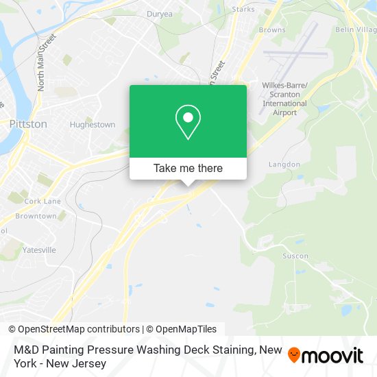 M&D Painting Pressure Washing Deck Staining map