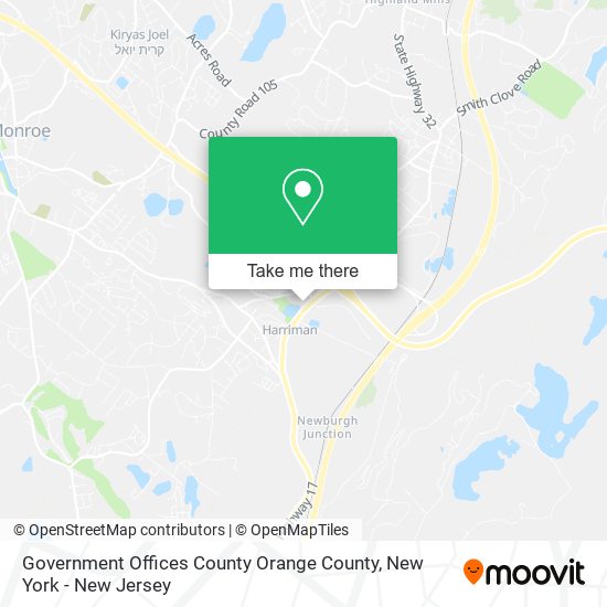 Mapa de Government Offices County Orange County