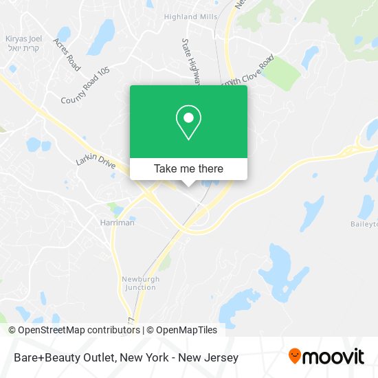 Mapa de Bare+Beauty Outlet