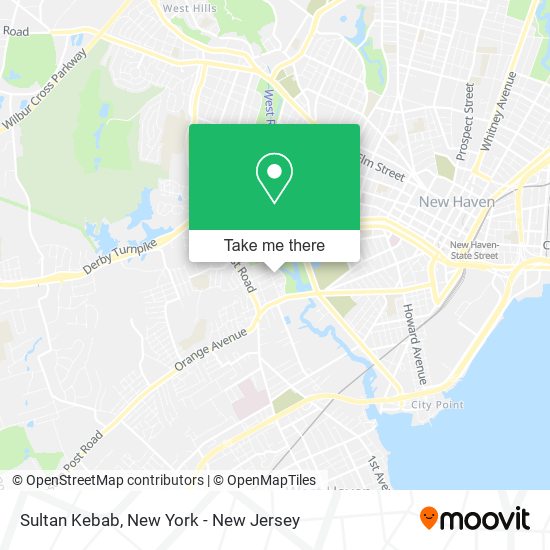 Mapa de Sultan Kebab