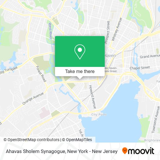 Mapa de Ahavas Sholem Synagogue