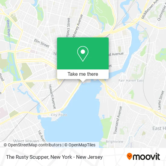 The Rusty Scupper map