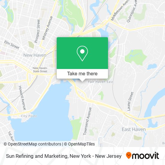 Sun Refining and Marketing map