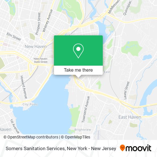 Somers Sanitation Services map