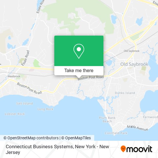 Mapa de Connecticut Business Systems