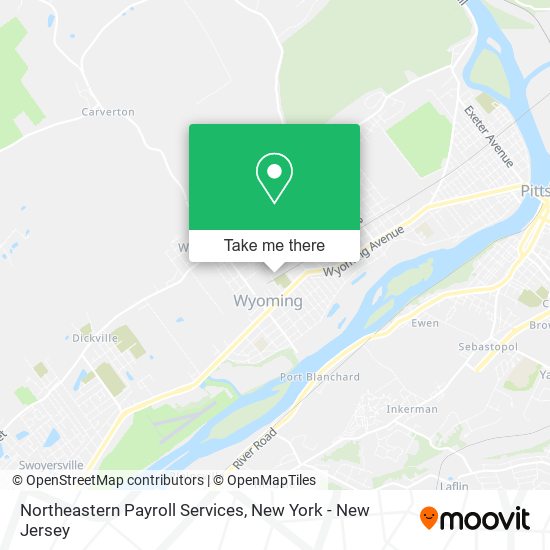 Northeastern Payroll Services map