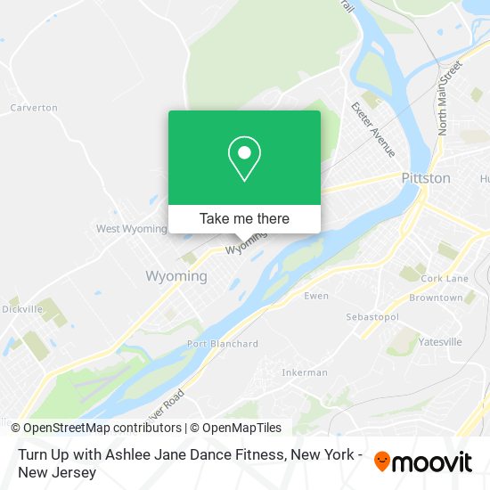 Turn Up with Ashlee Jane Dance Fitness map