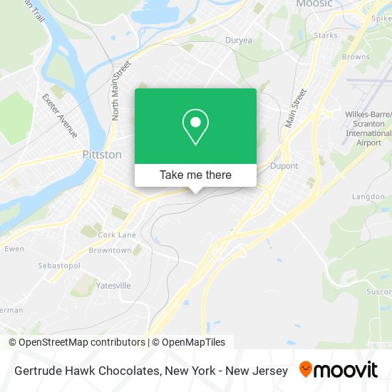 Gertrude Hawk Chocolates map